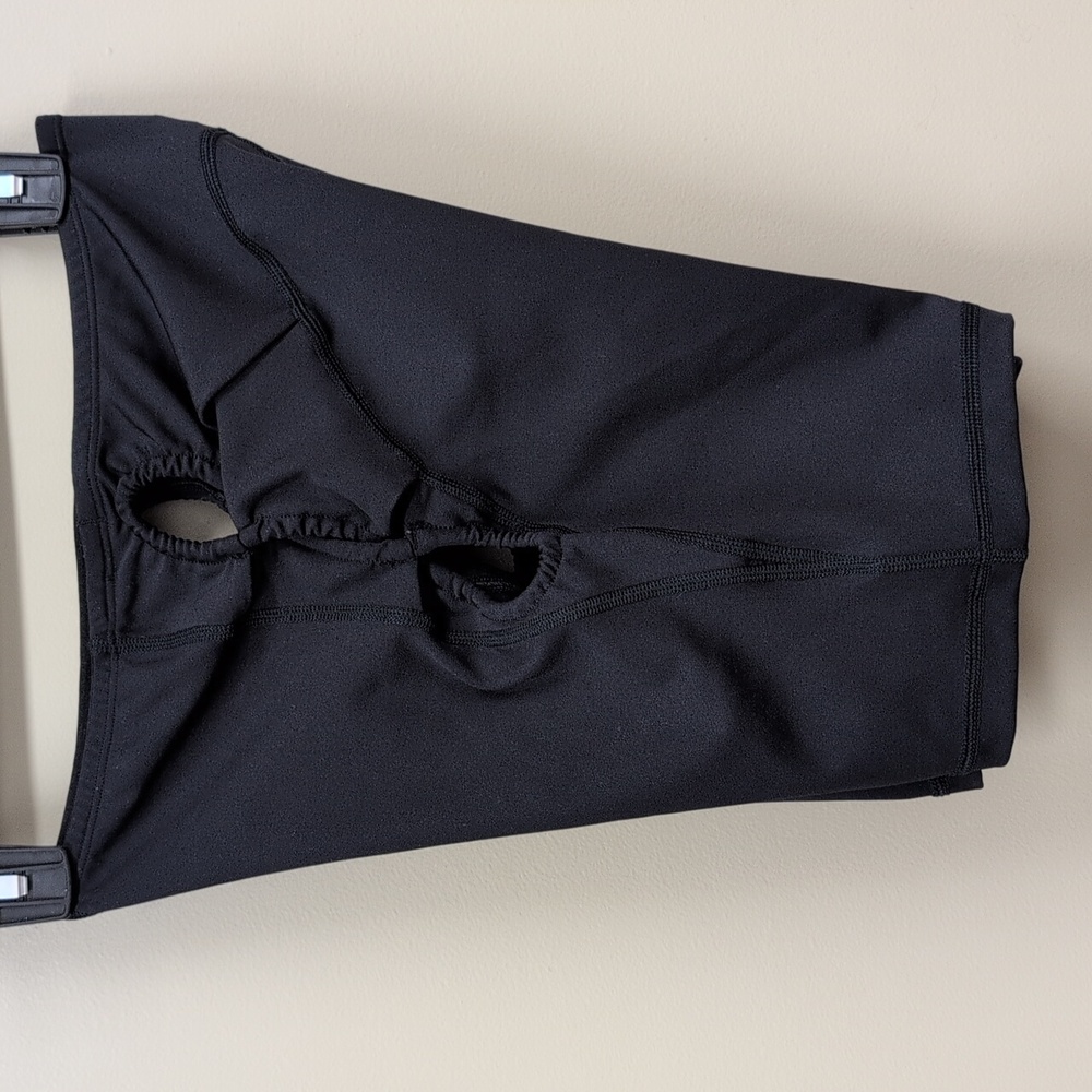 Savage X Fenty Black Wildcat High Waist Shorts Size Medium - Picture 7 of 8